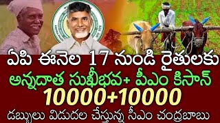 ఏపీ రైతులకు అన్నదాత సుఖీభవ 20000 విడుదల|Annadata sukhibhava|pm kisan payment status