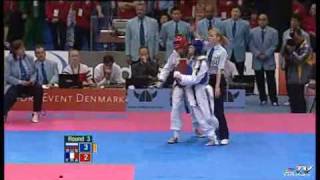 Female -49KG 2009 World Taekwondo Championships Copenhagen Russia vs France SemiFinal R3