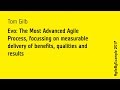 AgileByExample 2017: Tom Gilb - Evo: The Most Advanced Agile Process