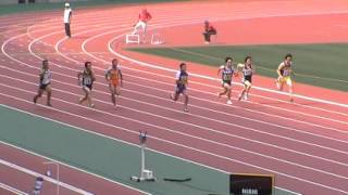 2013長崎県選男子100ｍ準決勝3組