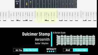 Aerosmith - Dulcimer Stomp - Guitar 1 Rhythm Tab