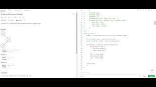 Adobe Interview Question - Binary Tree Inorder Traversal- Leetcode 94- Java