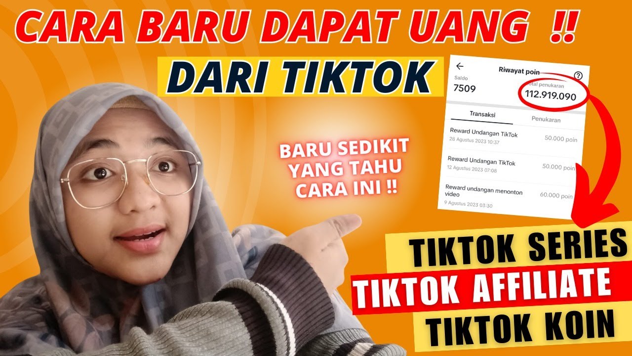 3 Cara Dapat Uang Dari Tiktok TERBARU [2023] TARIK GAJIAN 100RIBU/HARI ...