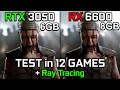 RTX 3050 6GB vs RX 6600 - Test in 12 Games