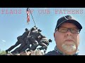 FROM IWO JIMA U.S. MARINE CORPS WAR MEMORIAL / FLAGS OF OUR FATHERS / JAMES BRADLEY / BOOK REVIEW