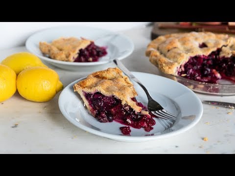 Rhubarb + Blueberry Pie Rhubarb + Blueberry Pie
