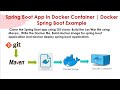 Spring Boot On Docker | Create Spring Boot Docker Image & Deploy