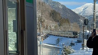 仙山線山形行き AM11:21\u0026仙台行き AM1:22  Senzan Line for Yamagata \u0026 Sendai