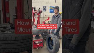 How Honda Dismounts and Mounts Your Winter Tires! 🛞❄️#honda #Wintertires #Technicians