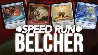 MTG Legacy Belcher SPEED RUN! Mulligan to 3? TURN ONE WIN! Leyline of Anticipation for Turn Zero Win