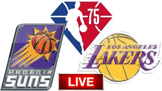 PHOENIX SUNS @ LOS ANGELES LAKERS | NBA LIVE SCOREBOARD | Basketball King Iverson