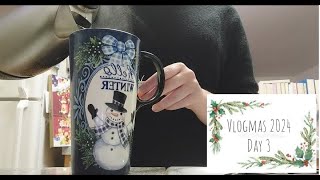 VLOGMAS DAY 3: Back to Work and New Popsugar Reading Prompts Release!