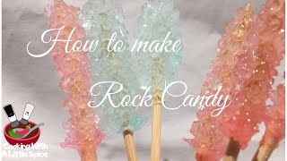 How to Make Rock Candy || Sugar Crystal Sticks Recipe