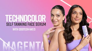 Technocolor Self Tanning Face Serum Magenta Feat. Costeen Hatzi | Bondi Sands