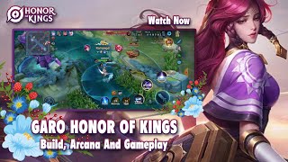 honor of kings (garo) build, arcana and gameplay