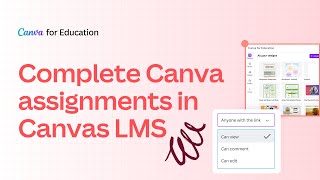 Complete Canva Assignments in Canvas LMS | Canva for Students