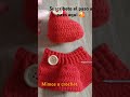 🔴 teje fácil y rápido esta botita de bebe a crochet crochet tejerparabebes hechoamano bebe shor