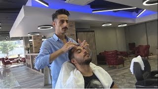 ASMR Turkish Barber Face,Head and Body Massage 162 💆‍♂️👍💈