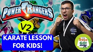 Learn Karate At Home 10 Minutes | Power Rangers Part 2 | Dojo Go! (Week 64)