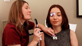[ASMR] Relaxing sounds head-to-toe doctor's medical exam roleplay