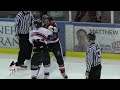 steve simoes vs maxime robichaud river kings vs eperviers feb 22nd 2015 lnah