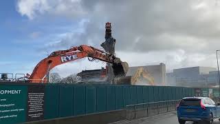 Magnet Leisure Centre Demolition - 22nd March 2023