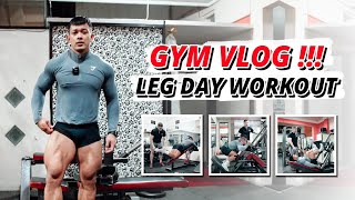 GYM VLOG LATIHAN KAKI SUPER KERAS !!! AMPUN !!!