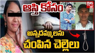 ఆస్తి కోసం అన్నదమ్ములను చం_పిన చెల్లెలు | Palnadu Sister \u0026 Brother Incident | BIG TV