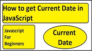 How to get Current Date in JavaScript | Current Date JavaScript