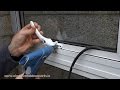 How to replace a cockspur window handle on an aluminium window