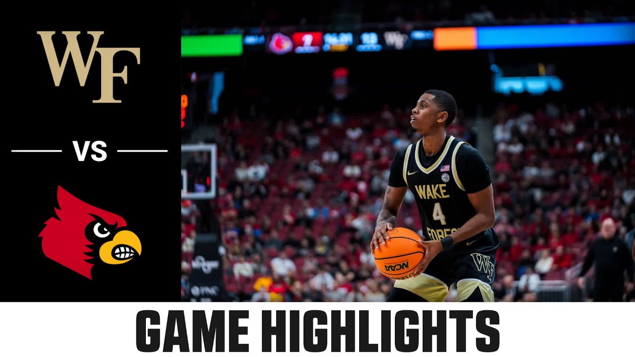 Wake Forest Vs. Louisville Men's Basketball Highlights (2022-23) - YouTube