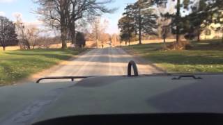 M998 HMMWV on a short drive