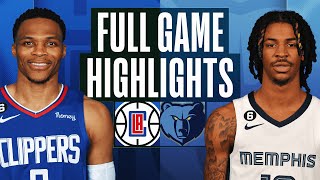 CLIPPERS at GRIZZLIES | FULL GAME HIGHLIGHTS | March 29, 2023