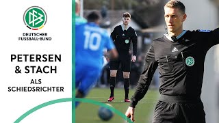 Wenn Bundesligaspieler zu Schiedsrichtern werden! - Nils PETERSEN \u0026 Anton STACH pfeifen Bezirksliga