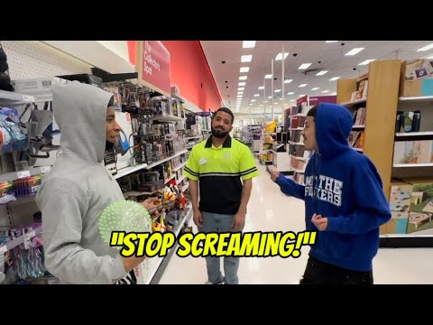 Screaming In Stores Prank Cops Called Youtube