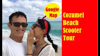 Cozumel Mexico $24 USD Beach Scooter Tour