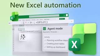 Microsoft Excel just got more powerful | Agent Mode, Copilot Function & Formula AI