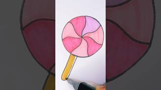 Candy drawing and coloring #drawing #art #creative #shorts #fyp #foryou #trending #viralvideo #color