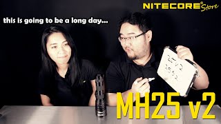 Nitecore MH25 v2 - 1300 Lumen Compact Long Throw Flashlight