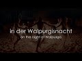 walpurgisnacht german lyrics translation faun