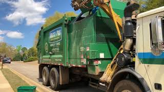 2 waste pro ASL garbage trucks
