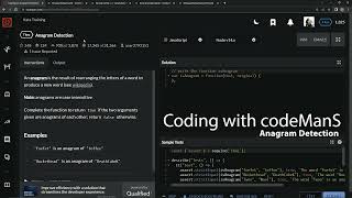 Codewars 7 kyu Anagram Detection Javascript