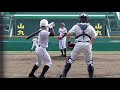 ２０１９センバツ甲子園練習　国士舘（東京）甲子園練習（実戦形式・投球練習）ボンズ打法の黒澤孟朗選手【２０１９センバツ甲子園】