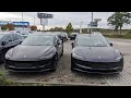 TESLA Model 3 Highland solid black vs stealth grey