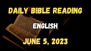 June 5, 2023: Daily Bible Reading, Daily Mass Reading, Daily Gospel Reading (English)
