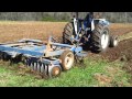 Ford 6610 disking plowing