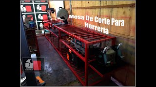 Mesa de corte para herrería