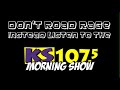 don t road rage listen to ks1075