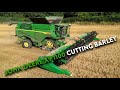 4Kᵁᴴᴰ Harvest 2024: John Deere X9 1100 combine in Suffolk. JD 6R 155 & Richard Western SF18 HS