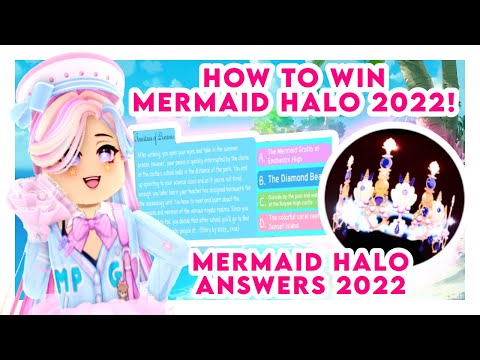 How to Win Mermaid Halo 2022! All 14 Halo Answers for the New Summer Fountain Stories in Royale High